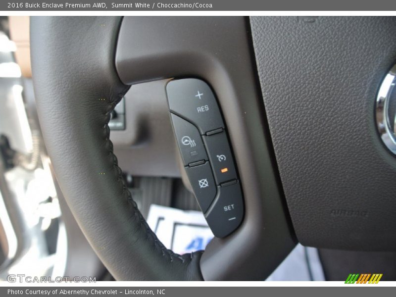 Summit White / Choccachino/Cocoa 2016 Buick Enclave Premium AWD