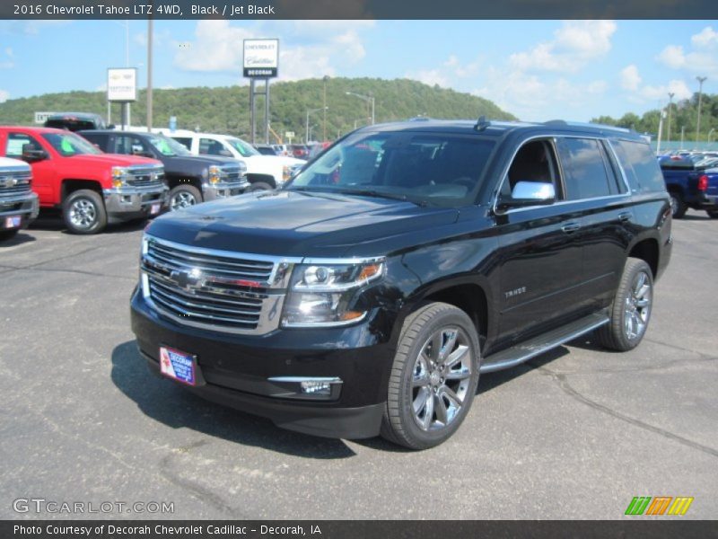 Black / Jet Black 2016 Chevrolet Tahoe LTZ 4WD