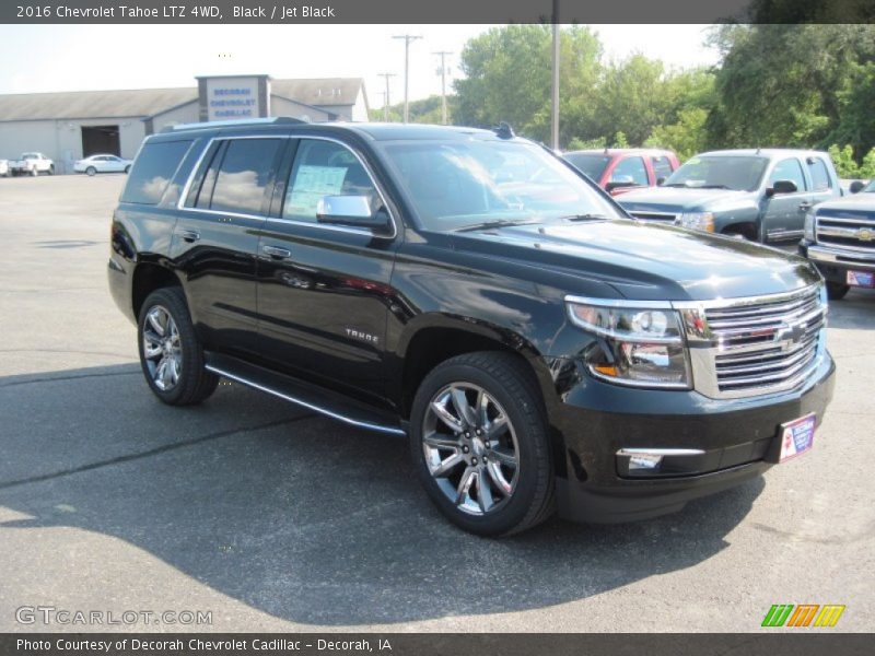 Black / Jet Black 2016 Chevrolet Tahoe LTZ 4WD
