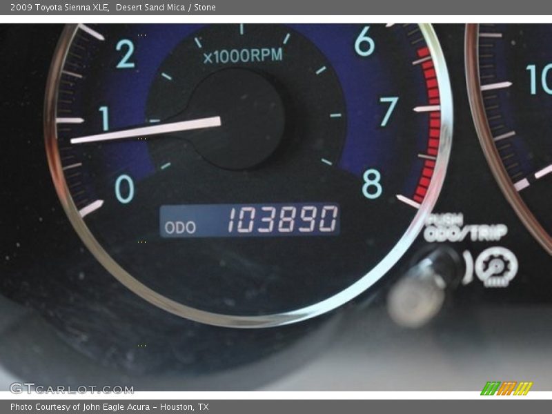Desert Sand Mica / Stone 2009 Toyota Sienna XLE