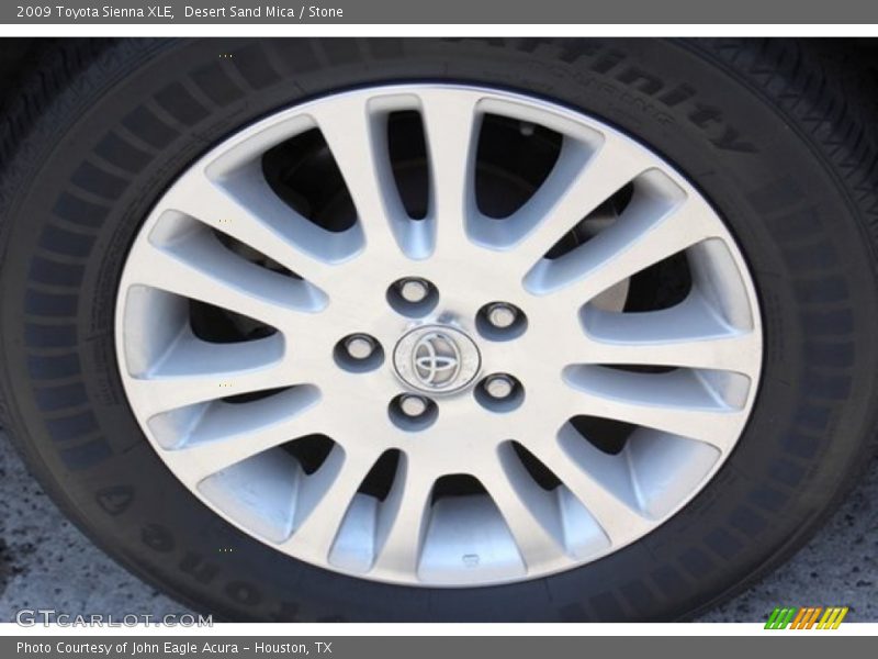 Desert Sand Mica / Stone 2009 Toyota Sienna XLE