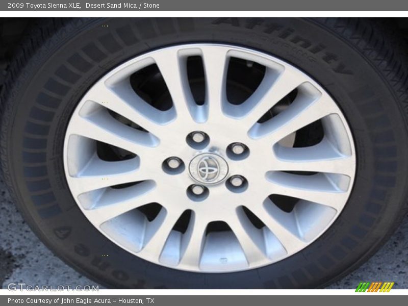 Desert Sand Mica / Stone 2009 Toyota Sienna XLE
