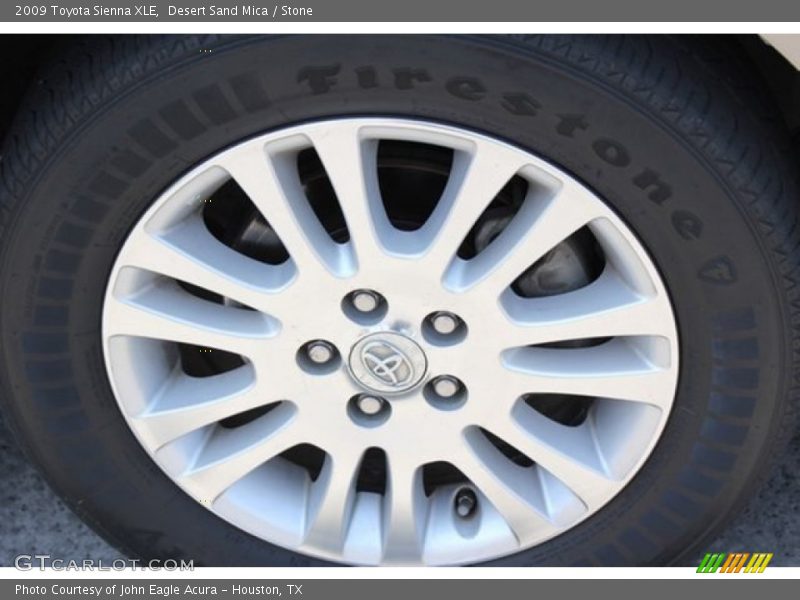 Desert Sand Mica / Stone 2009 Toyota Sienna XLE