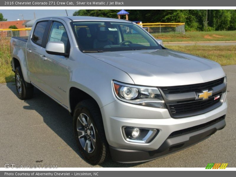Silver Ice Metallic / Jet Black 2016 Chevrolet Colorado Z71 Crew Cab