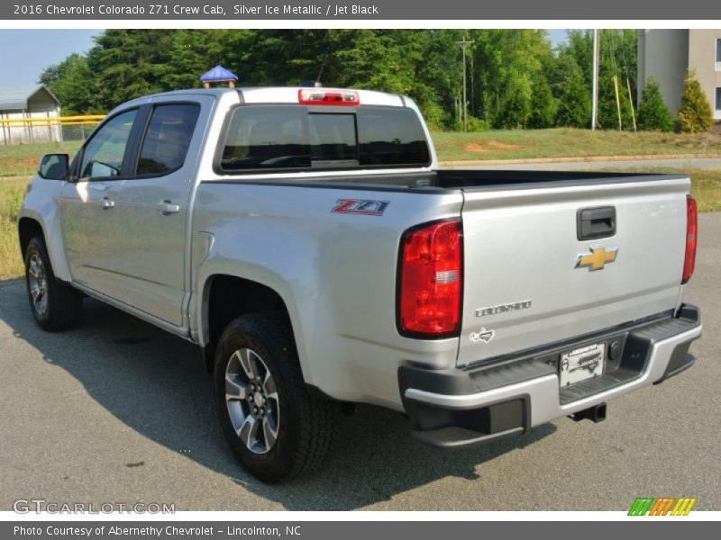 Silver Ice Metallic / Jet Black 2016 Chevrolet Colorado Z71 Crew Cab