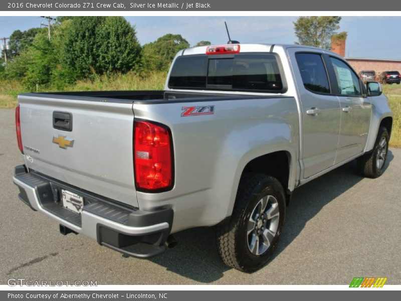 Silver Ice Metallic / Jet Black 2016 Chevrolet Colorado Z71 Crew Cab