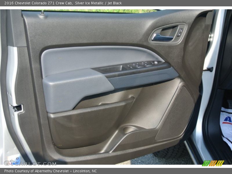 Silver Ice Metallic / Jet Black 2016 Chevrolet Colorado Z71 Crew Cab