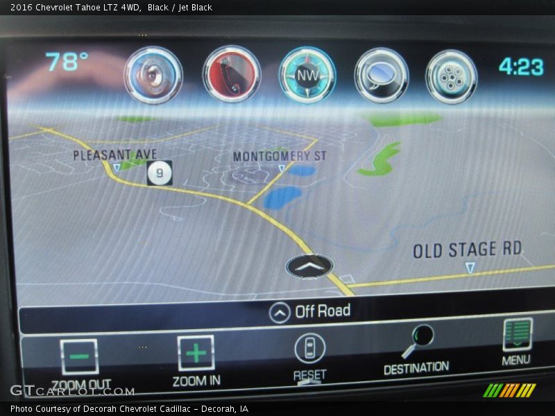 Navigation of 2016 Tahoe LTZ 4WD