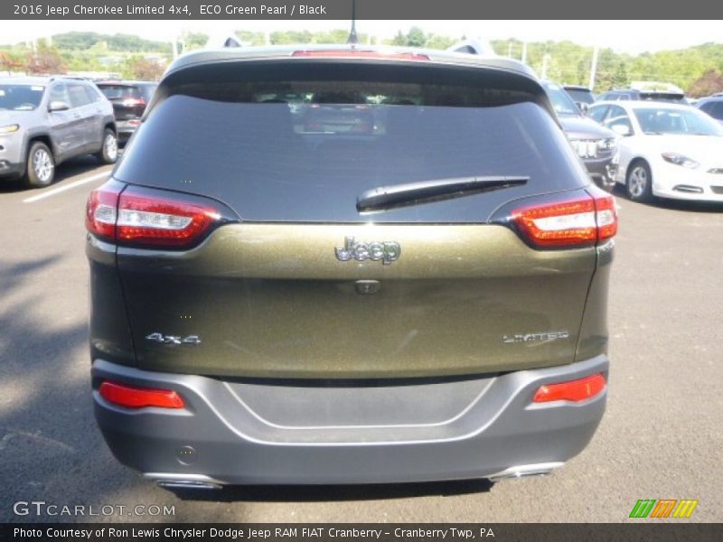 ECO Green Pearl / Black 2016 Jeep Cherokee Limited 4x4