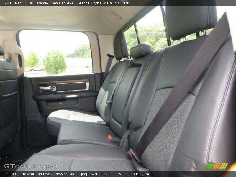 Granite Crystal Metallic / Black 2015 Ram 1500 Laramie Crew Cab 4x4