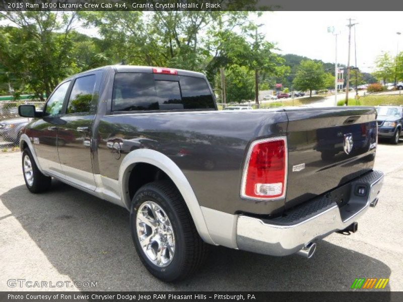 Granite Crystal Metallic / Black 2015 Ram 1500 Laramie Crew Cab 4x4