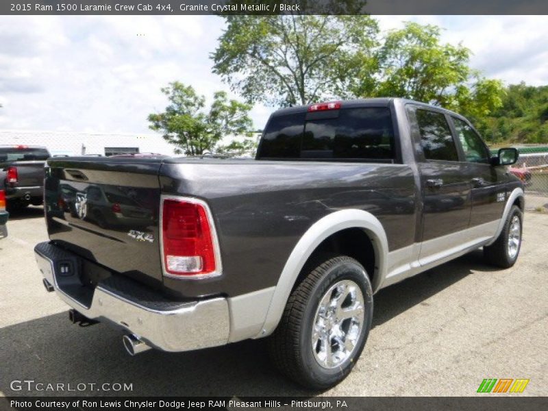 Granite Crystal Metallic / Black 2015 Ram 1500 Laramie Crew Cab 4x4