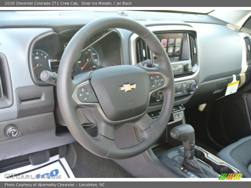Silver Ice Metallic / Jet Black 2016 Chevrolet Colorado Z71 Crew Cab