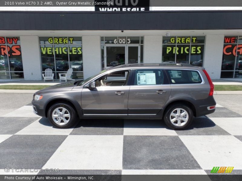 Oyster Grey Metallic / Sandstone 2010 Volvo XC70 3.2 AWD