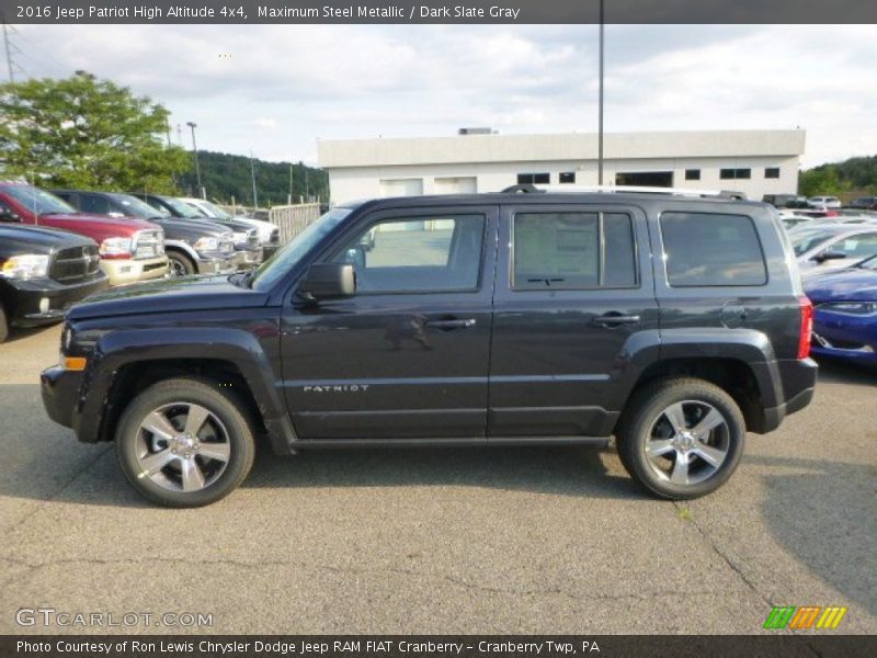 Maximum Steel Metallic / Dark Slate Gray 2016 Jeep Patriot High Altitude 4x4