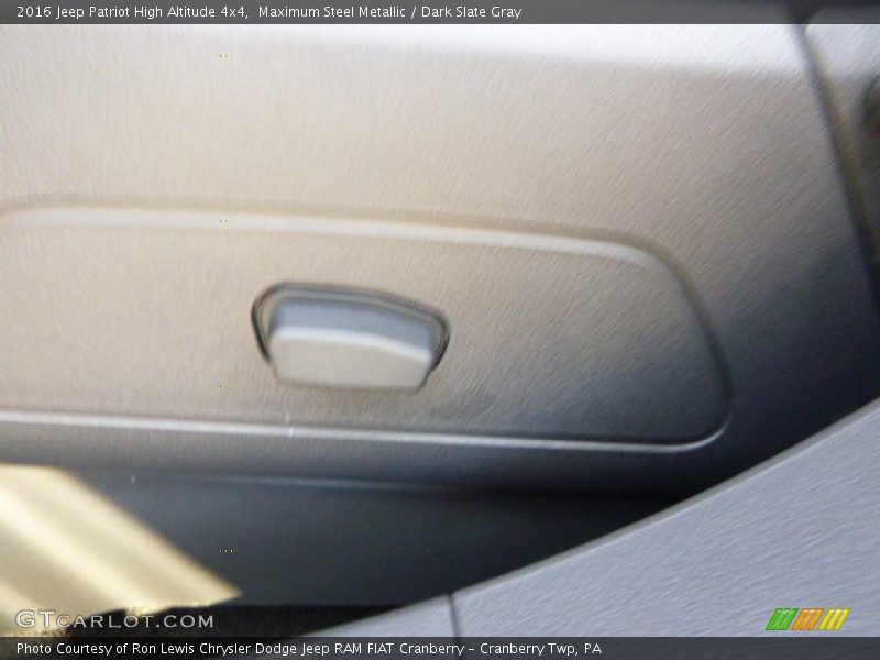 Maximum Steel Metallic / Dark Slate Gray 2016 Jeep Patriot High Altitude 4x4