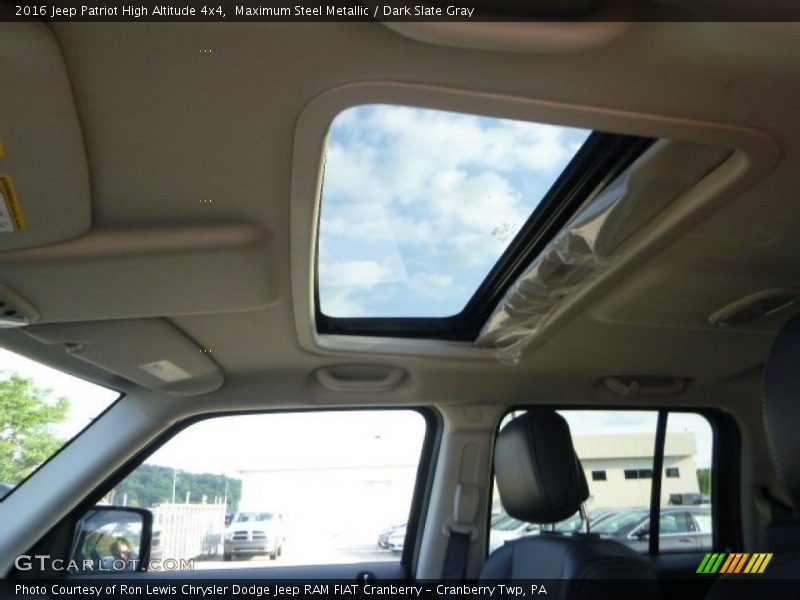 Maximum Steel Metallic / Dark Slate Gray 2016 Jeep Patriot High Altitude 4x4