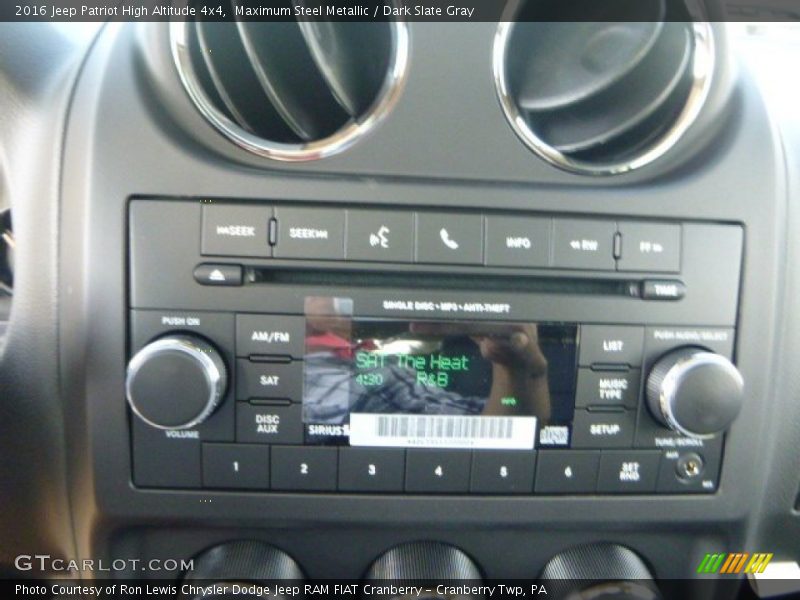 Maximum Steel Metallic / Dark Slate Gray 2016 Jeep Patriot High Altitude 4x4
