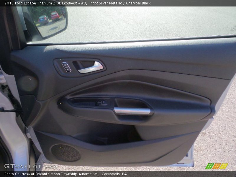Ingot Silver Metallic / Charcoal Black 2013 Ford Escape Titanium 2.0L EcoBoost 4WD