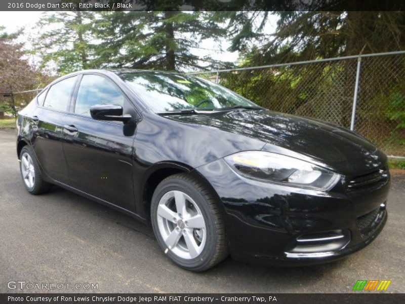 Pitch Black / Black 2016 Dodge Dart SXT
