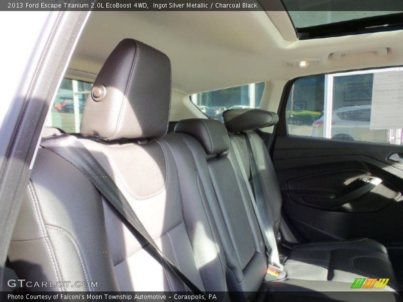 Ingot Silver Metallic / Charcoal Black 2013 Ford Escape Titanium 2.0L EcoBoost 4WD