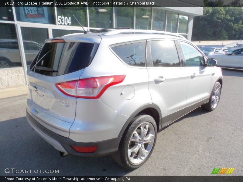 Ingot Silver Metallic / Charcoal Black 2013 Ford Escape Titanium 2.0L EcoBoost 4WD