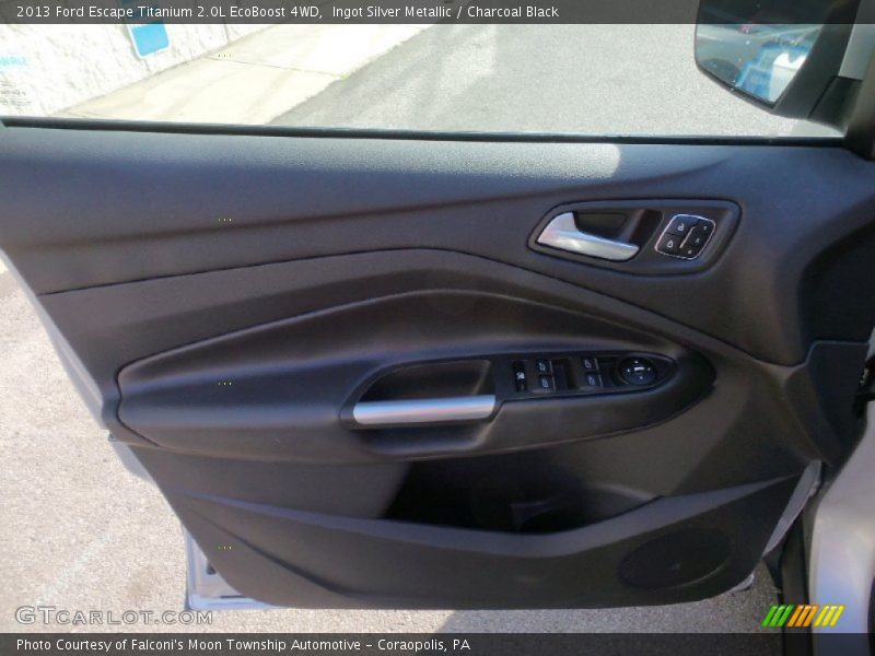 Ingot Silver Metallic / Charcoal Black 2013 Ford Escape Titanium 2.0L EcoBoost 4WD