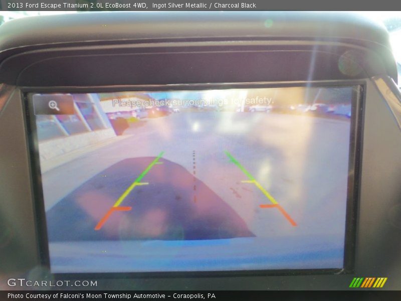 Ingot Silver Metallic / Charcoal Black 2013 Ford Escape Titanium 2.0L EcoBoost 4WD