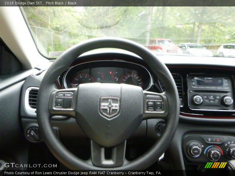 Pitch Black / Black 2016 Dodge Dart SXT