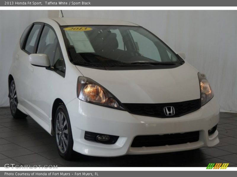 Taffeta White / Sport Black 2013 Honda Fit Sport