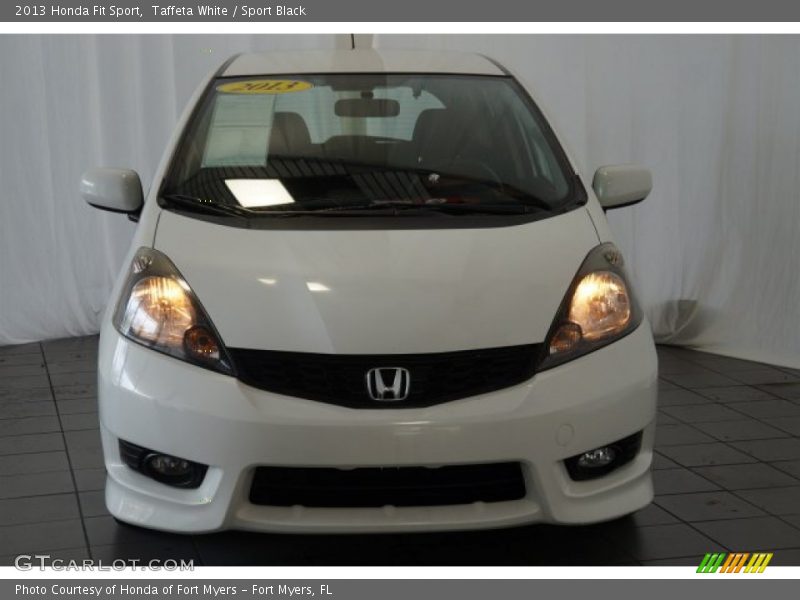 Taffeta White / Sport Black 2013 Honda Fit Sport