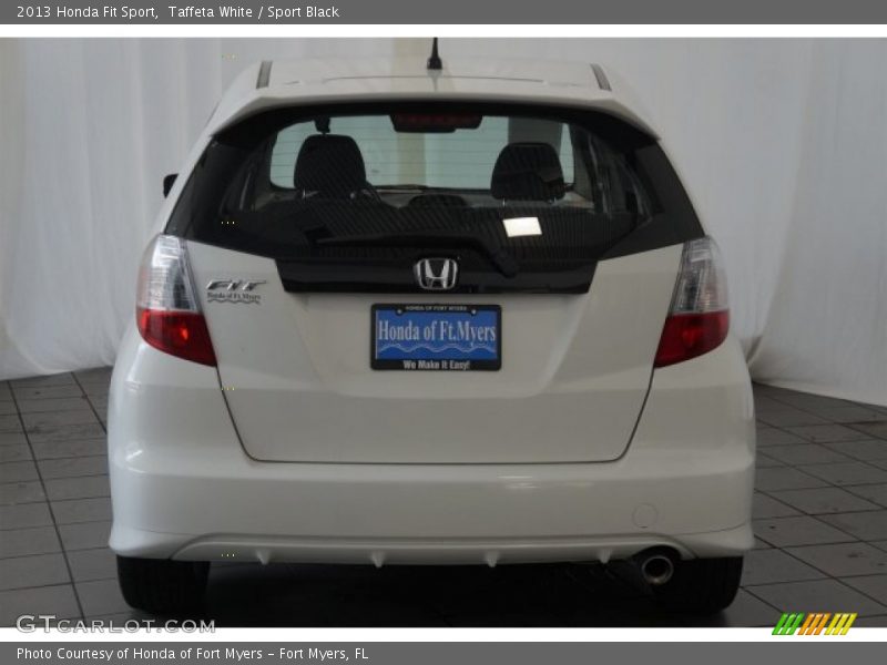 Taffeta White / Sport Black 2013 Honda Fit Sport