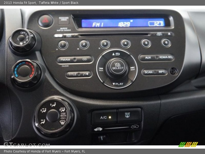 Taffeta White / Sport Black 2013 Honda Fit Sport