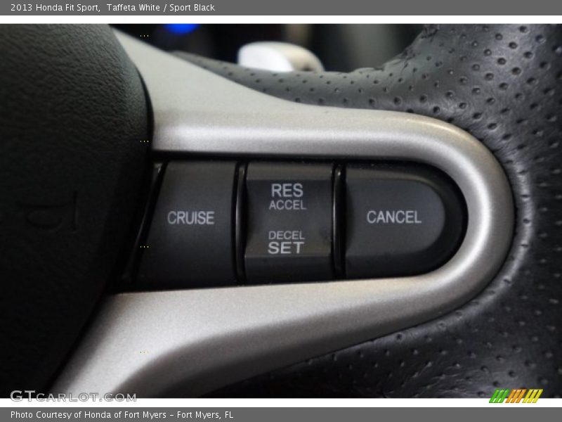 Taffeta White / Sport Black 2013 Honda Fit Sport