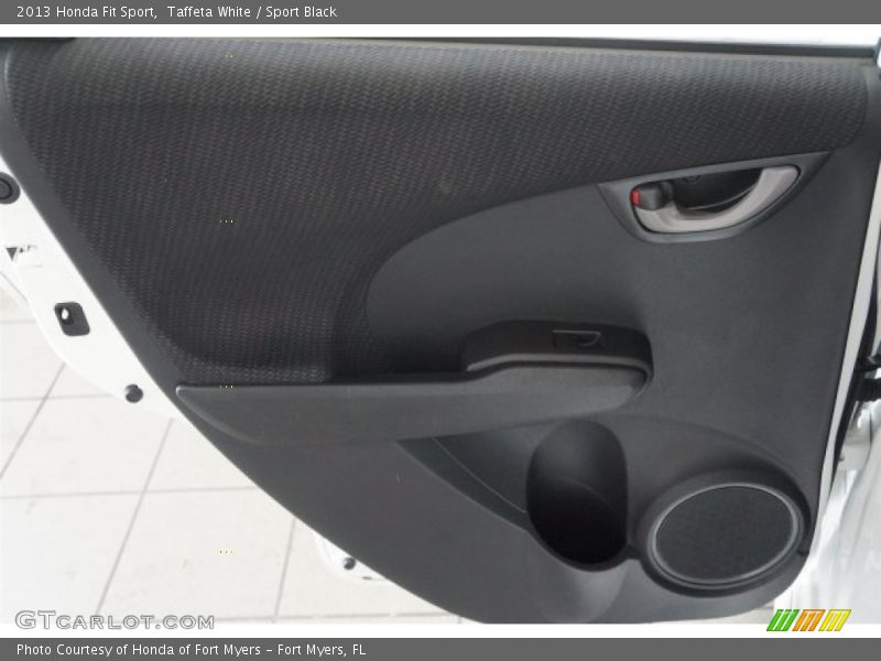 Taffeta White / Sport Black 2013 Honda Fit Sport