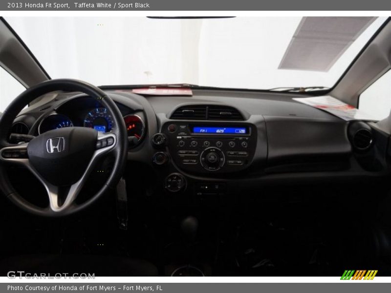 Taffeta White / Sport Black 2013 Honda Fit Sport