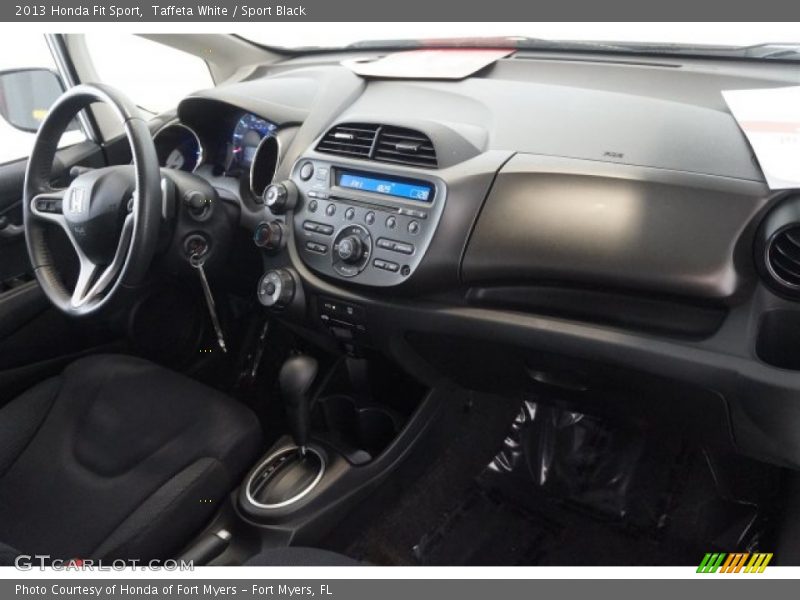 Taffeta White / Sport Black 2013 Honda Fit Sport