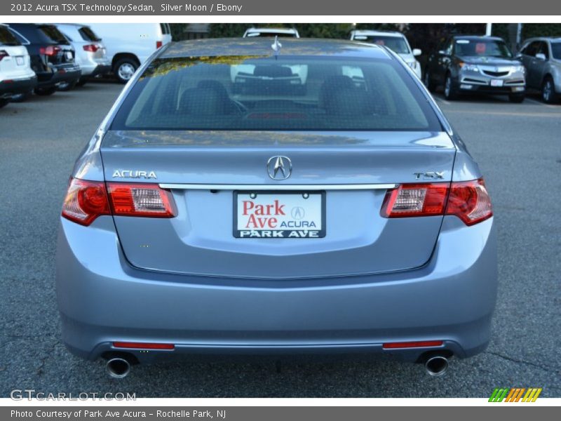 Silver Moon / Ebony 2012 Acura TSX Technology Sedan