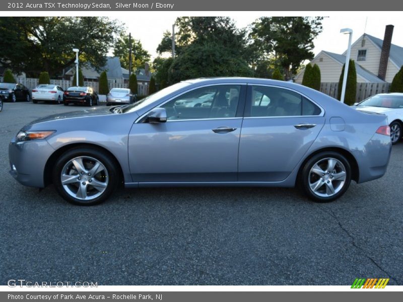 Silver Moon / Ebony 2012 Acura TSX Technology Sedan