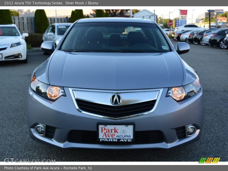 Silver Moon / Ebony 2012 Acura TSX Technology Sedan