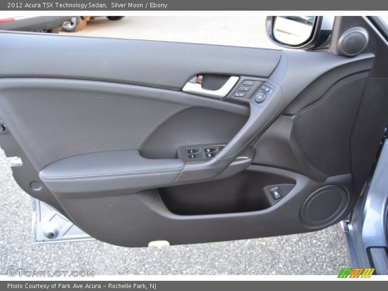 Silver Moon / Ebony 2012 Acura TSX Technology Sedan