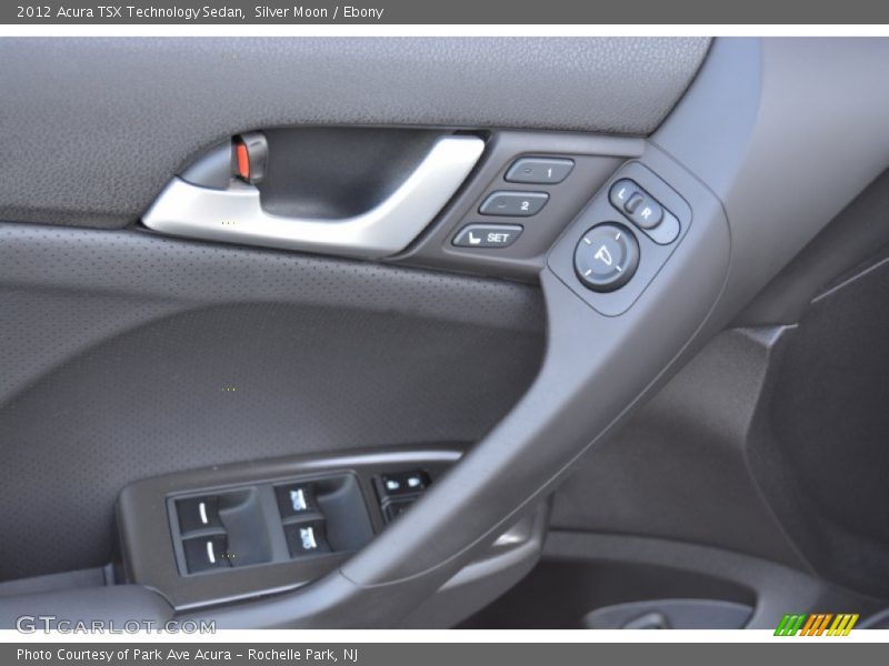 Silver Moon / Ebony 2012 Acura TSX Technology Sedan