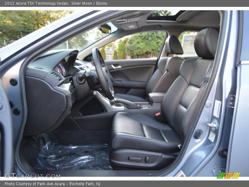 Silver Moon / Ebony 2012 Acura TSX Technology Sedan