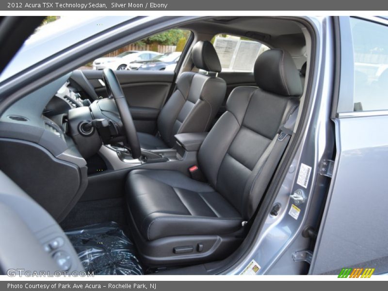 Silver Moon / Ebony 2012 Acura TSX Technology Sedan