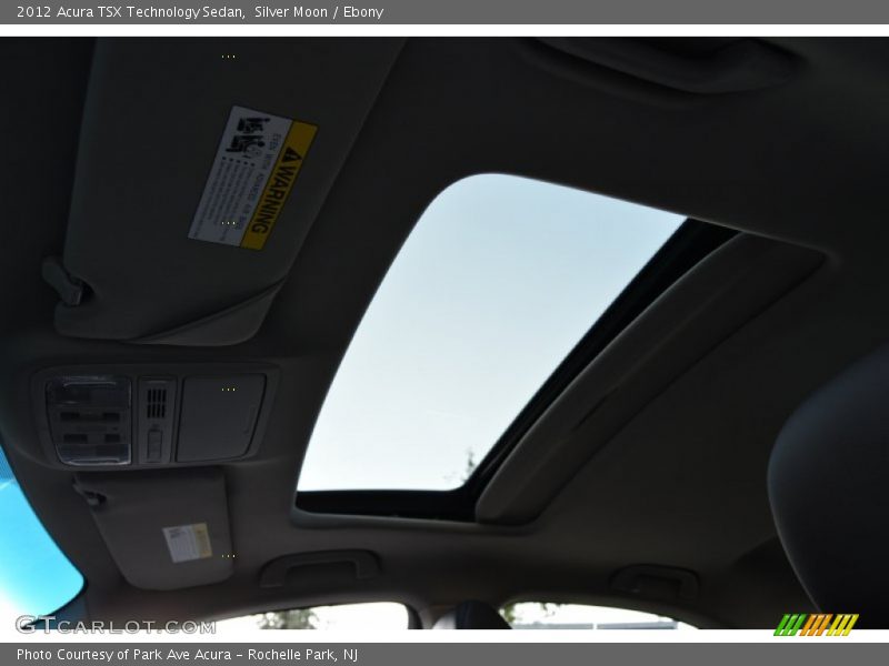 Silver Moon / Ebony 2012 Acura TSX Technology Sedan