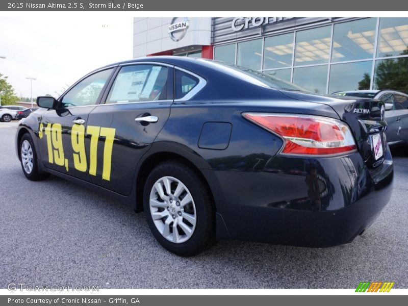 Storm Blue / Beige 2015 Nissan Altima 2.5 S