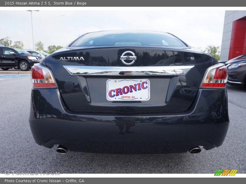 Storm Blue / Beige 2015 Nissan Altima 2.5 S