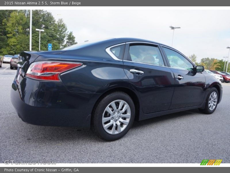 Storm Blue / Beige 2015 Nissan Altima 2.5 S