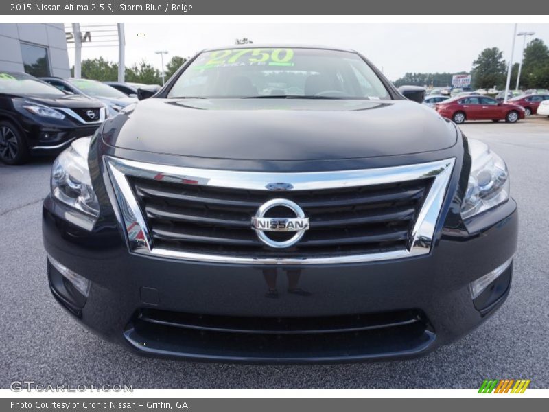 Storm Blue / Beige 2015 Nissan Altima 2.5 S