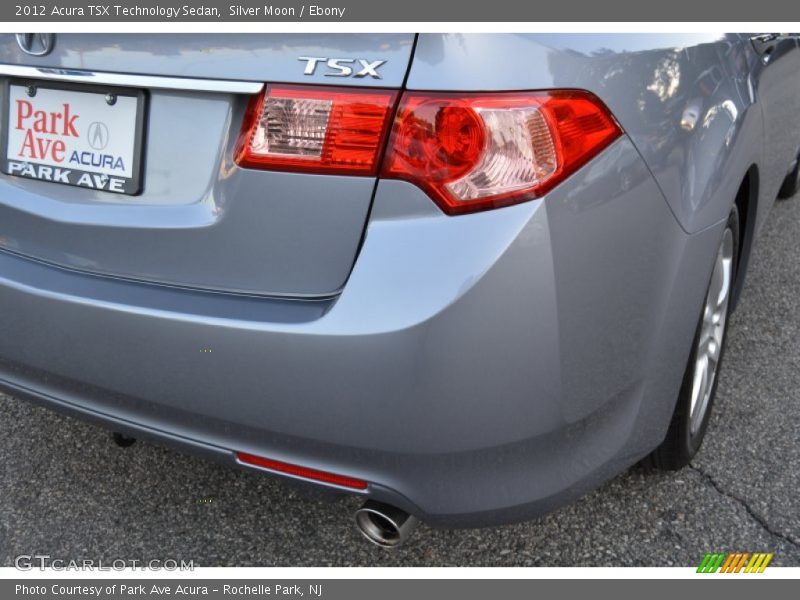 Silver Moon / Ebony 2012 Acura TSX Technology Sedan